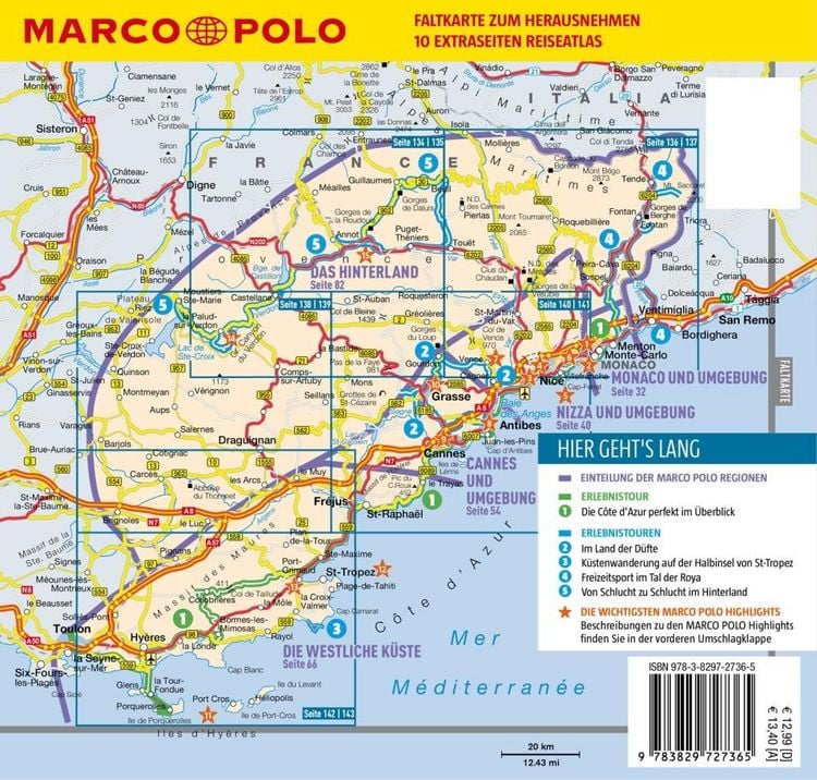 Produktbild: MARCO POLO Reisef&uuml;hrer Cote d'Azur, Monaco