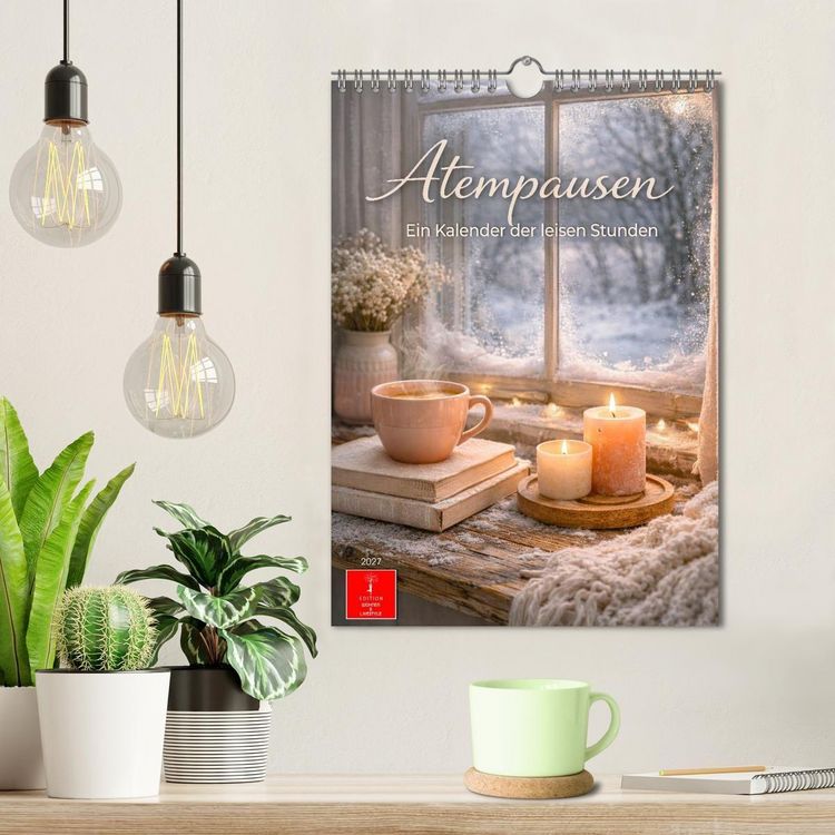 Produktbild: Atempausen - Ein Kalender der leisen Stunden (Wandkalender 2027 DIN A4 hoch), CALVENDO Monatskalender