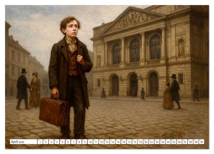 Produktbild: Hans Christian Andersen. Sein Leben, seine Werke (Wandkalender 2026 DIN A2 quer), CALVENDO Monatskalender