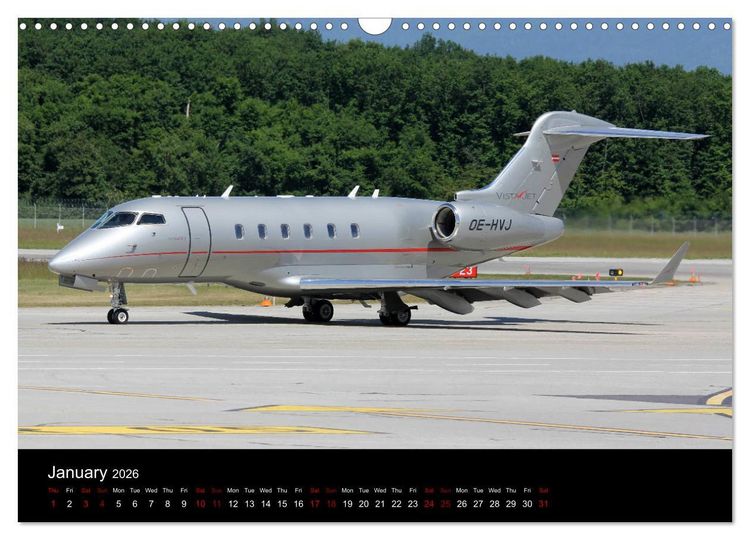 Produktbild: Bizjets (Wall Calendar 2026 DIN A3 landscape), CALVENDO 12 Month Wall Calendar
