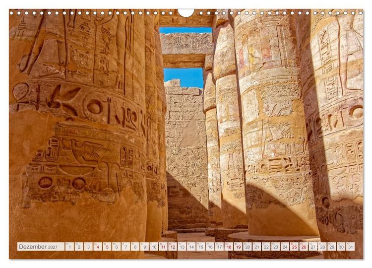 Produktbild: Monumente der Ewigkeit - von Wesiren bis zu C&auml;saren in &Auml;gypten (Wandkalender 2027 DIN A3 quer), CALVENDO Monatskalender