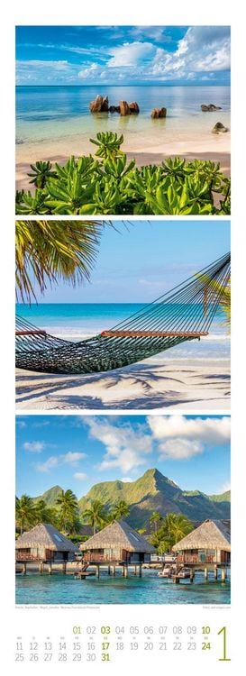 Produktbild: BeachTime Triplet-Kalender 2027 | Sonne, Sand & Meer