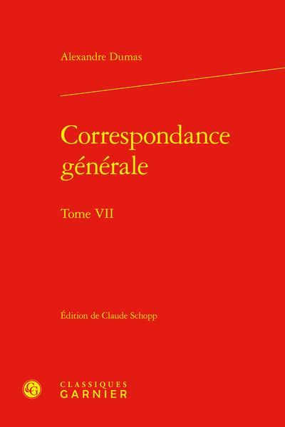 Produktbild: Correspondance g&eacute;n&eacute;rale tome VII