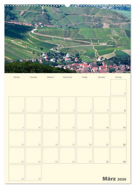 Produktbild: Unterwegs im Elsass &ndash; Terminplaner (Wandkalender 2026 DIN A2 hoch), CALVENDO Monatskalender