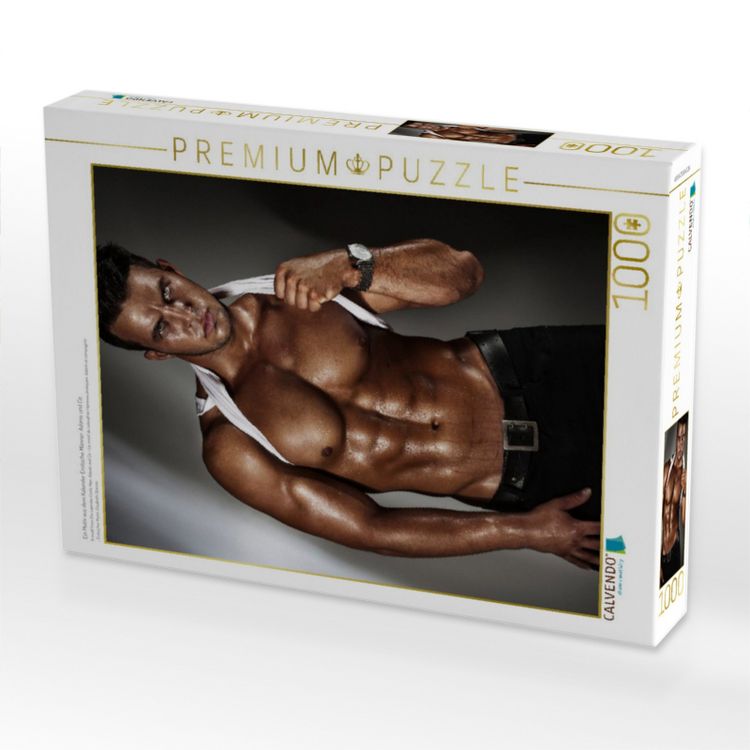 Produktbild: CALVENDO Puzzle Ein Motiv aus dem Kalender Erotische M&auml;nner. Adonis und Co. | 1000 Teile Lege-Gr&ouml;&szlig;e 64x48cm Foto-Puzzle f&uuml;r gl&uuml;ckliche Stunden