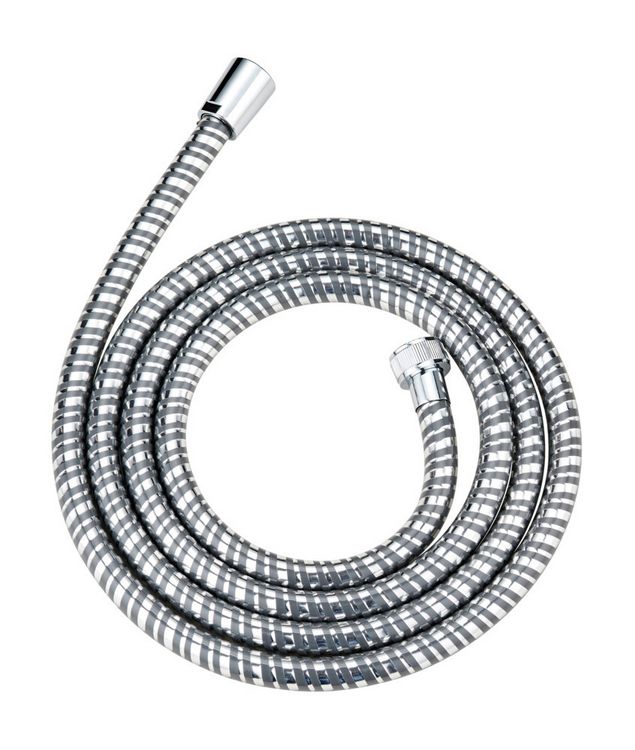 Produktbild: Mod. Basic Line Duschkopf Set Wanne, 3-teilig, klassische Stab-Handbrause