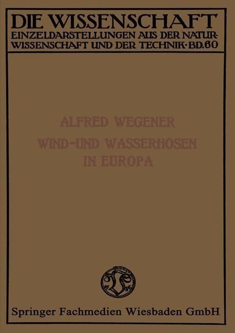 Produktbild: Wind- und Wasserhosen in Europa