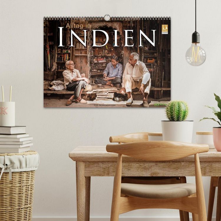 Produktbild: Alltag in Indien (Wandkalender 2026 DIN A3 quer), CALVENDO Monatskalender
