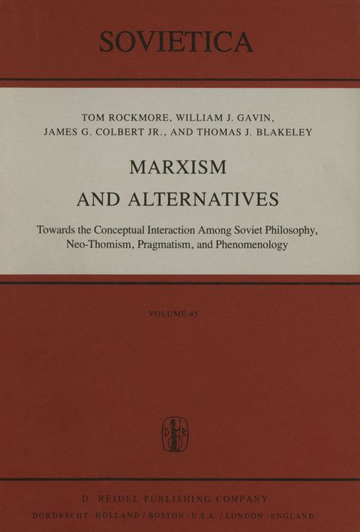 Produktbild: Marxism and Alternatives