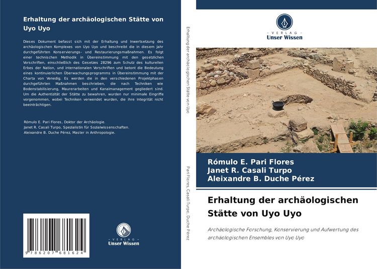 Produktbild: Erhaltung der arch&auml;ologischen St&auml;tte von Uyo Uyo