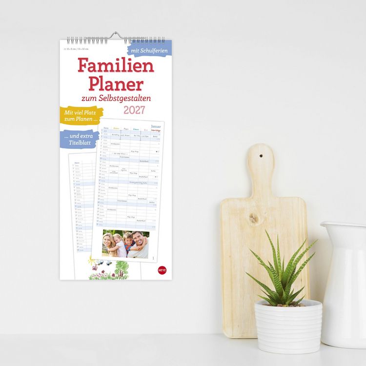 Produktbild: Familienplaner zum Selbstgestalten 2027