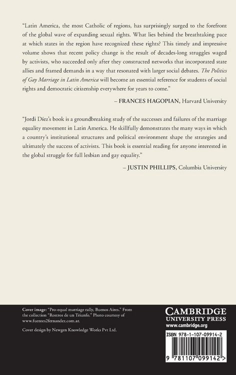 Produktbild: The Politics of Gay Marriage in Latin America