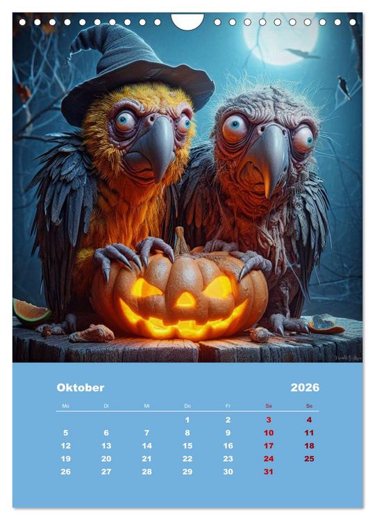 Produktbild: Waldo und Stefler (Wandkalender 2026 DIN A4 hoch), CALVENDO Monatskalender