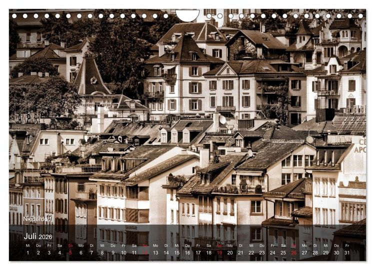 Produktbild: Gutes altes Z&uuml;rich (Wandkalender 2026 DIN A4 quer), CALVENDO Monatskalender
