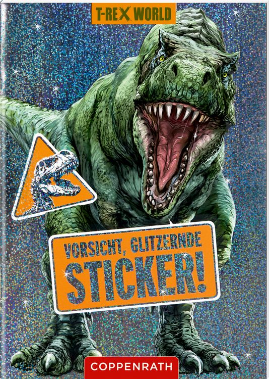 Produktbild: Vorsicht, glitzernde Sticker! (T-Rex World)