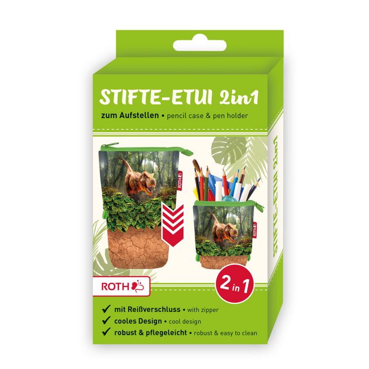 Produktbild: Stifte- Etui 2in1 T-Rex Welt