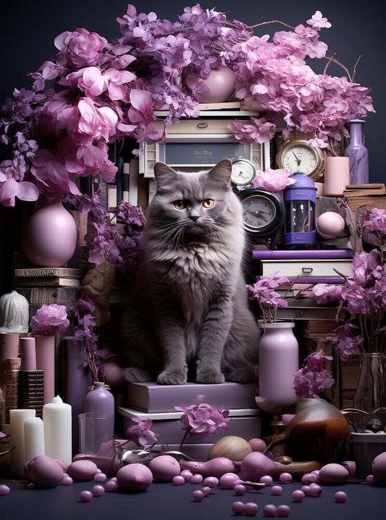 Produktbild: CALVENDO Puzzle Miau | 2000 Teile Lege-Gr&ouml;&szlig;e 90x67cm Foto-Puzzle f&uuml;r gl&uuml;ckliche Stunden