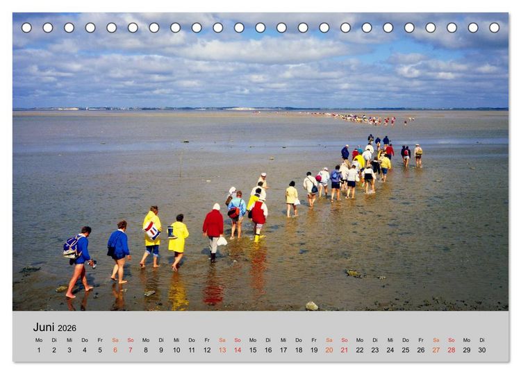 Produktbild: Schleswig-Holstein, Urlaubsland zwischen Nord- und Ostsee (Tischkalender 2026 DIN A5 quer), CALVENDO Monatskalender