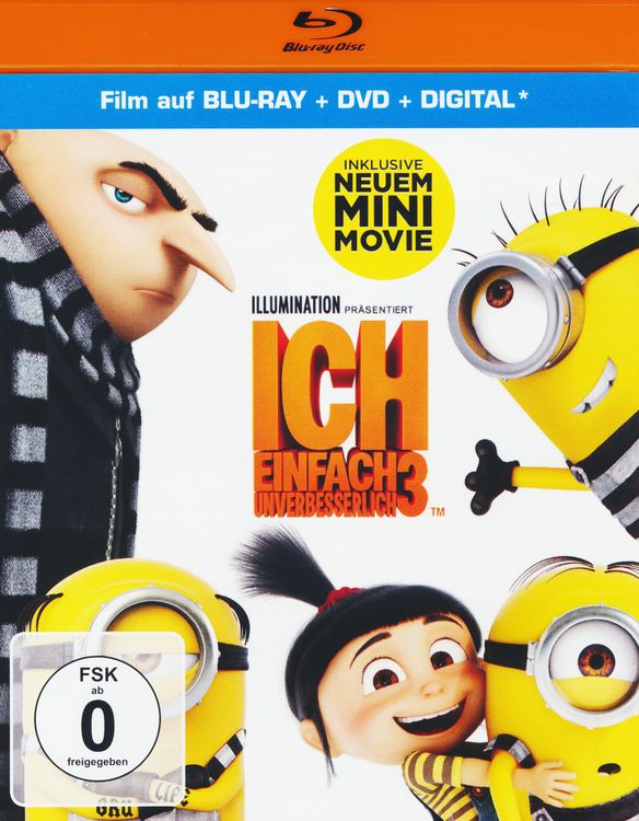 Produktbild: Ich - Einfach unverbesserlich 3 (+ DVD)