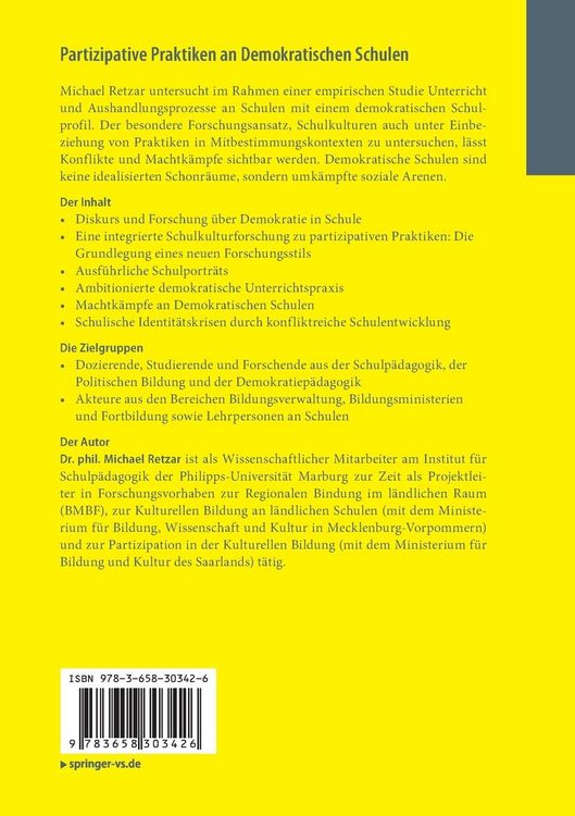 Produktbild: Partizipative Praktiken an Demokratischen Schulen
