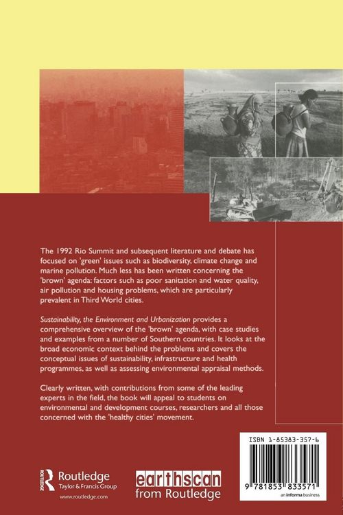 Produktbild: Sustainability the Environment and Urbanisation