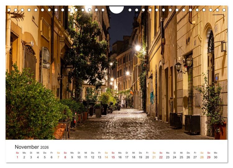 Produktbild: Rom &ndash; Geschichte, Glanz und Gassen (Wandkalender 2026 DIN A4 quer), CALVENDO Monatskalender