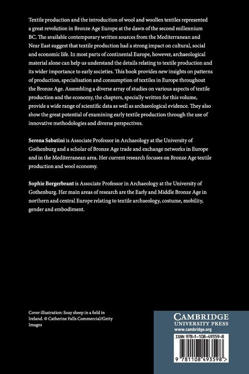 Produktbild: The Textile Revolution in Bronze Age Europe