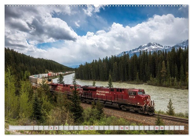 Produktbild: Die kanadischen Rockies (hochwertiger Premium Wandkalender 2027 DIN A2 quer), Kunstdruck in Hochglanz