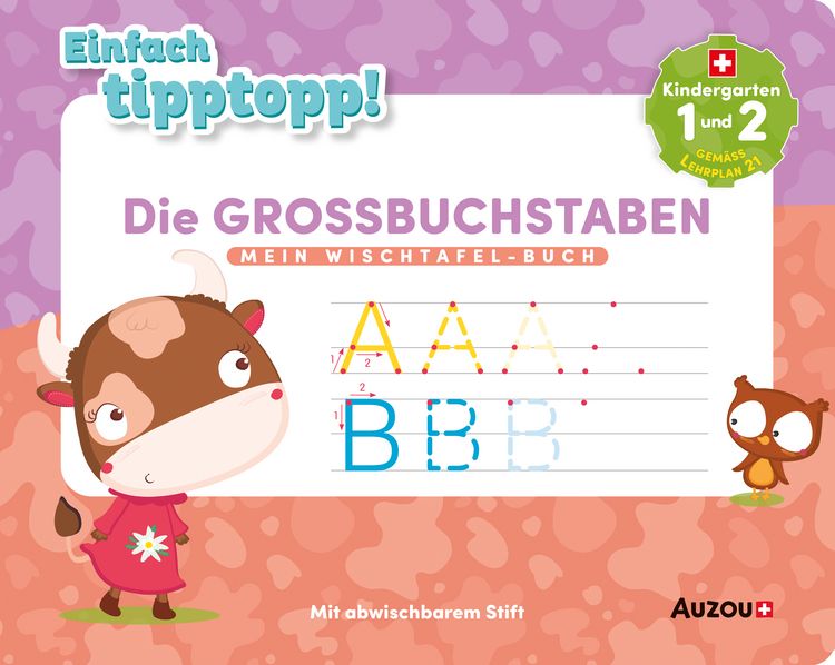 Produktbild: Mein Wischtafel-Buch: Die Grossbuchstaben