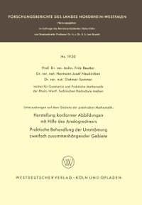 Produktbild: Untersuchungen auf dem Gebiete der praktischen Mathematik