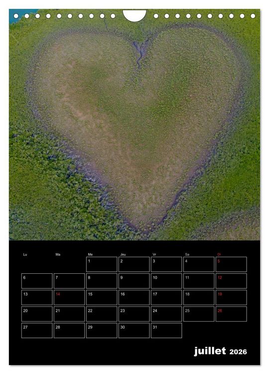 Produktbild: Paysages cal&eacute;doniens (Calendrier mural 2026 DIN A4 horizontal), CALVENDO calendrier mensuel