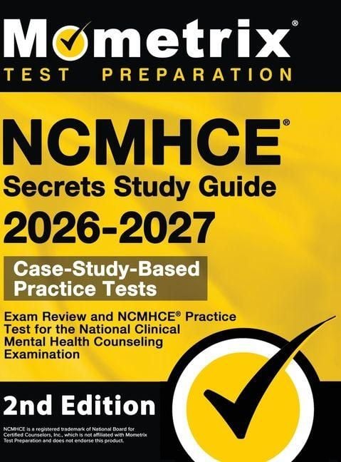 Produktbild: NCMHCE Secrets Study Guide 2026-2027 - Exam Review and NCMHCE Practice Test for the National Clinical Mental Health Counseling Examination