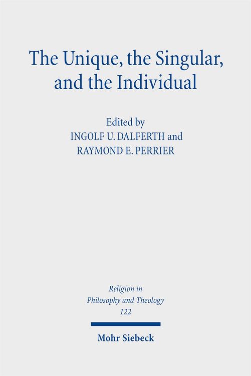 Produktbild: The Unique, the Singular, and the Individual