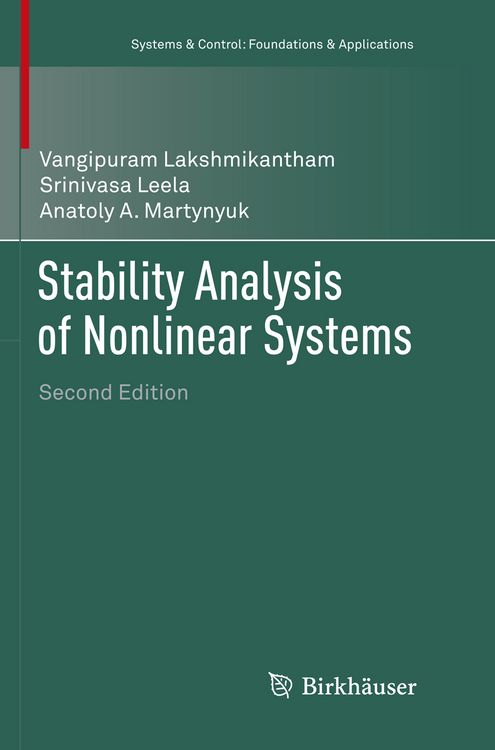 Produktbild: Stability Analysis of Nonlinear Systems