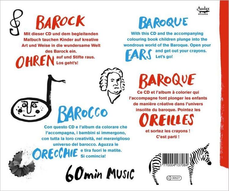 Produktbild: BAROCCO - Das kreative Malbuch f&uuml;r musikalische Kinder