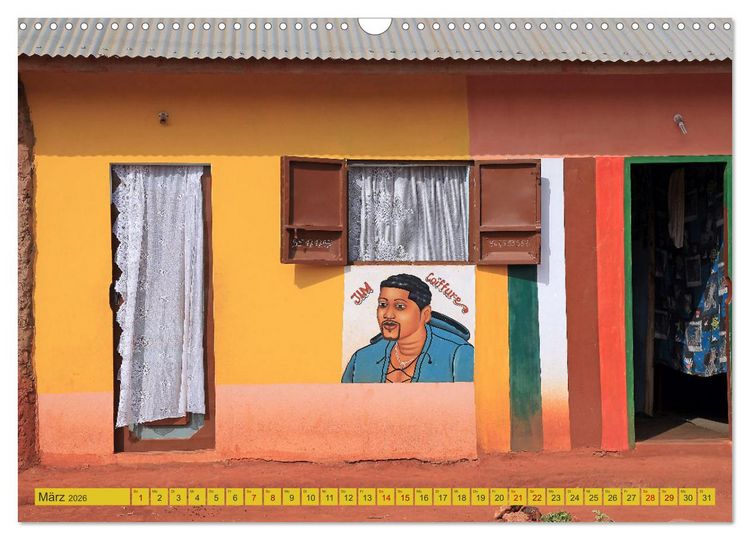 Produktbild: Barbershops in Afrika (Wandkalender 2026 DIN A3 quer), CALVENDO Monatskalender