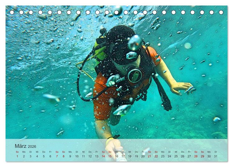 Produktbild: Wassersport - Fun pur (Tischkalender 2026 DIN A5 quer), CALVENDO Monatskalender