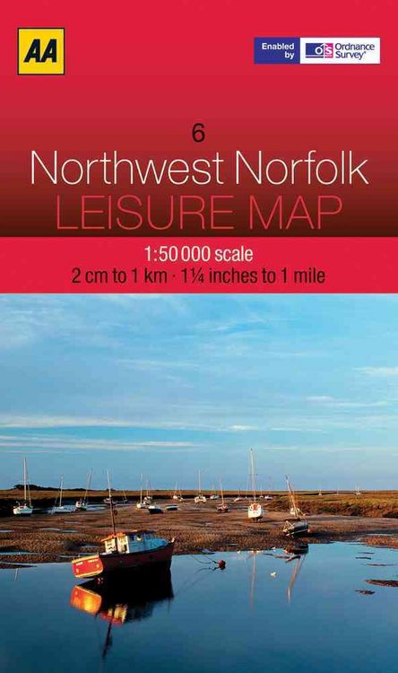 Produktbild: AA Leisure Map Northwest Norfolk