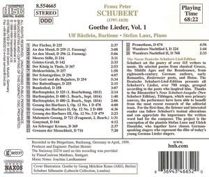 Produktbild: B&auml;stlein, U: Goethe-Lieder Vol.1
