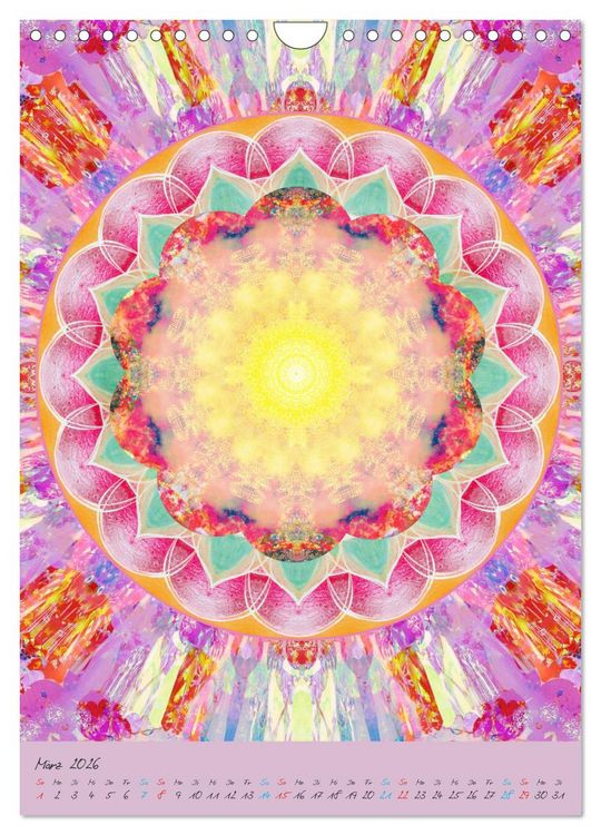 Produktbild: FLORALE MANDALAS (Wandkalender 2026 DIN A4 hoch), CALVENDO Monatskalender