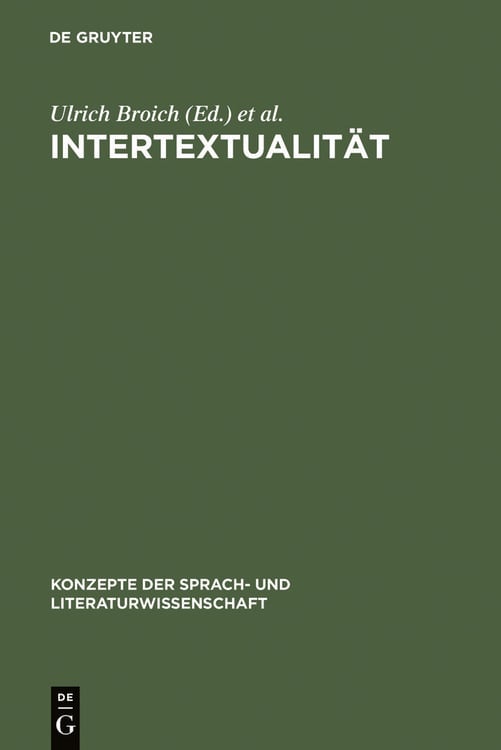 Produktbild: Intertextualit&auml;t