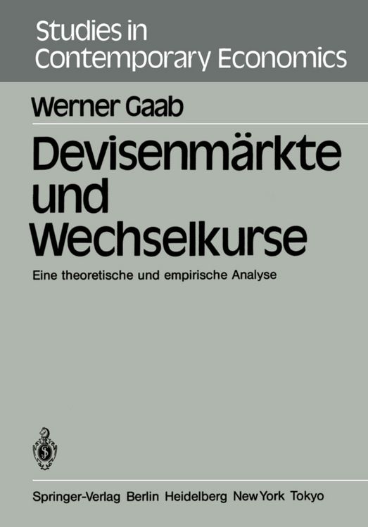 Produktbild: Devisenm&auml;rkte und Wechselkurse