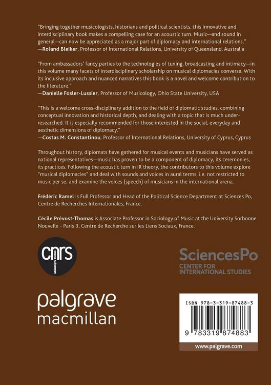 Produktbild: International Relations, Music and Diplomacy