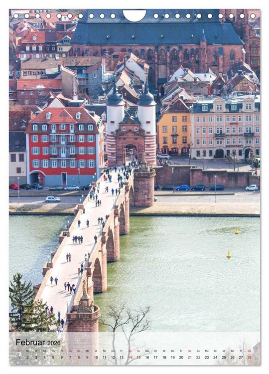 Produktbild: Altes Heidelberg (Wandkalender 2026 DIN A4 hoch), CALVENDO Monatskalender