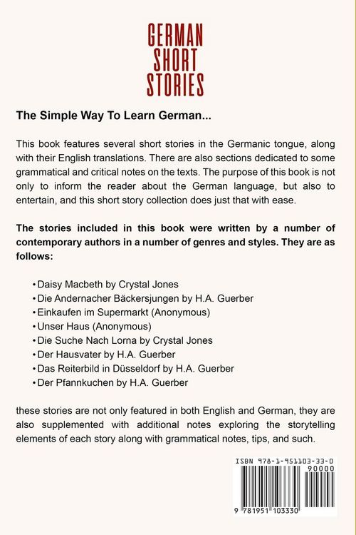 Produktbild: German Short Stories
