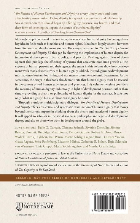 Produktbild: The Practice of Human Development and Dignity