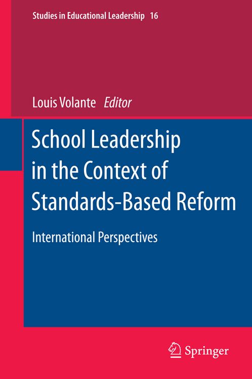 Produktbild: School Leadership in the Context of Standards-Based Reform