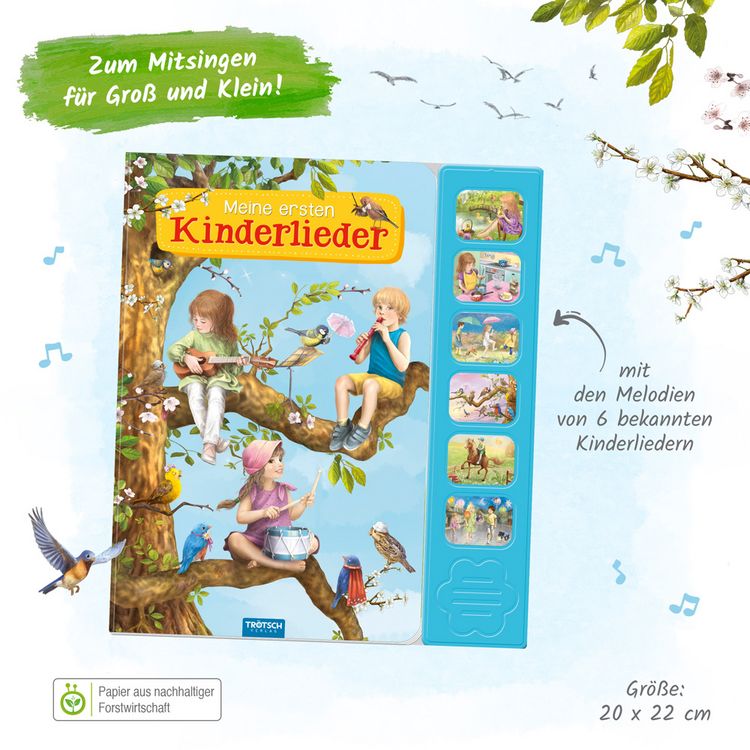 Produktbild: Tr&ouml;tsch Soundbuch Meine ersten Kinderlieder