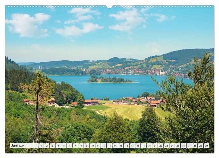 Produktbild: Schliersee-Idylle (Wandkalender 2027 DIN A2 quer), CALVENDO Monatskalender