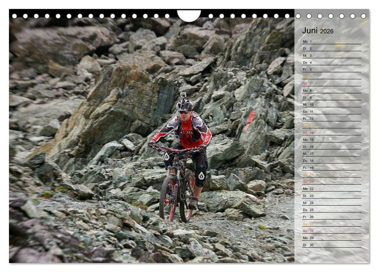 Produktbild: Downhill Moments (Wandkalender 2026 DIN A4 quer), CALVENDO Monatskalender